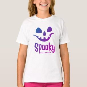 Spooky Happy Halloween Costume voor meisjes T-Shir T-shirt