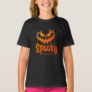 Spooky Happy Halloween Costume voor meisjes T-Shir T-shirt