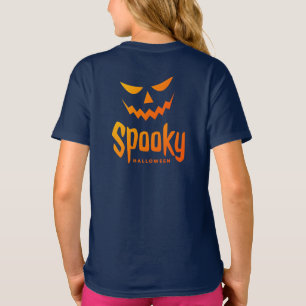 Spooky Happy Halloween Costume voor meisjes T-Shir T-shirt