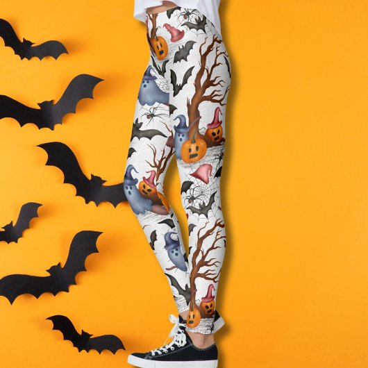 Spooky Happy Halloween kostuum Leggings