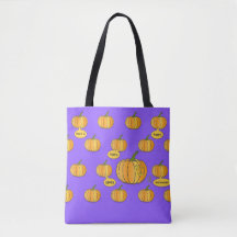 Spooky Happy Halloween Pumpkin Patch Tas