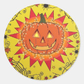Spooky Happy Halloween Sticker (Voorkant)