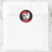 Spooky Haunted Doll Ronde Sticker (Tas)