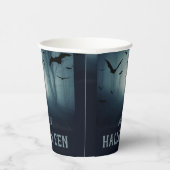 Spooky Haunted Forest Halloween Party Papieren Bekers (Rechts)