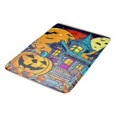 Spooky Haunted House artwork Badmat (Gekanteld)