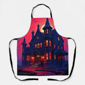 Spooky Haunted House bij Dusk Design Schort (Voorkant)