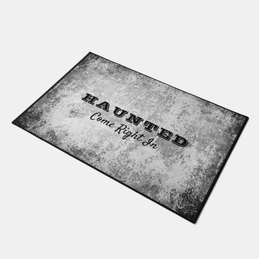 Spooky Haunted House Grunge Old Disted Deurmat (Schuin)