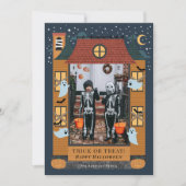 Spooky Haunted House Halloween Foto (Voorkant)