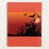 Spooky Haunted House Halloween Night Planner (Voorkant)