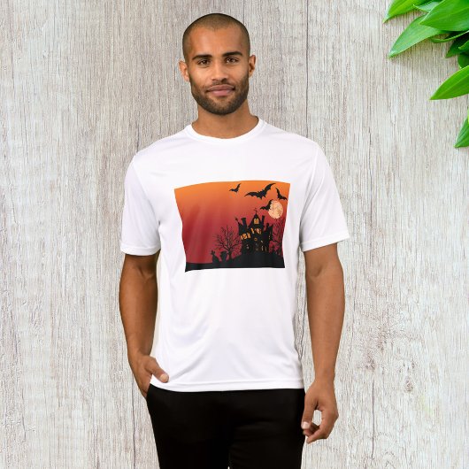 Spooky Haunted House Halloween Night T-shirt