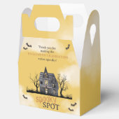 Spooky Haunted House Halloween Party Gable 4x2.5x5 Bedankdoosjes (Geopend)
