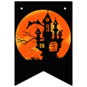 Spooky Haunted House Halloween Vlaggetjes (Derde vlag)