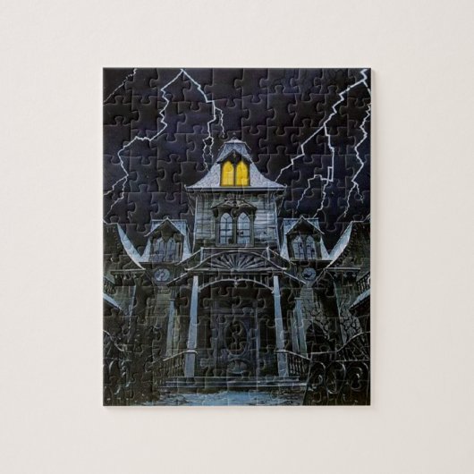 Spooky Haunted House Legpuzzel (Verticaal)