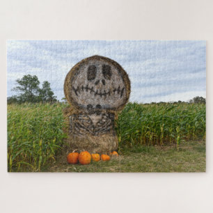 Spooky Hay Bale Legpuzzel