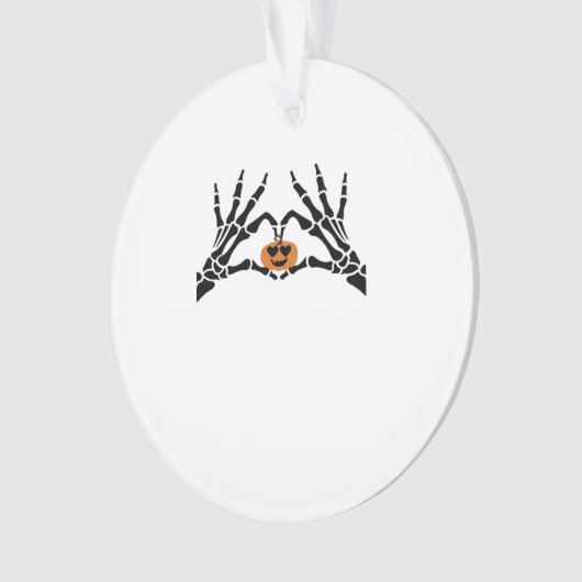 Spooky Heart Hands Classic Ornament (voorkant)