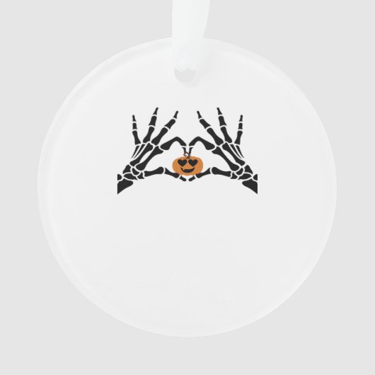 Spooky Heart Hands Classic Ornament (voorkant)