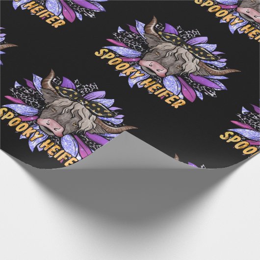 Spooky Heifer Cadeaupapier (Hoek)