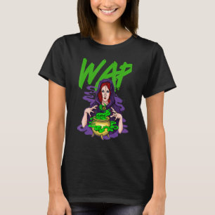 Spooky heksen en drankjes Wap kostuum voor Hallowe T-shirt
