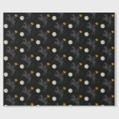 Spooky Hoofdloze Ruiter Sleepy Hollow Halloween Cadeaupapier (Vlak)