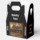 Spooky House Pompoen Halloween Collectie Bedankdoosjes (Geopend)