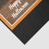 Spooky House Pompoen Halloween Collectie Tissuepapier (Detail)