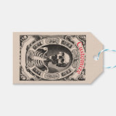 Spooky Human Skull Thunder_Cove Cadeaulabel (Voorkant (Horizontaal))