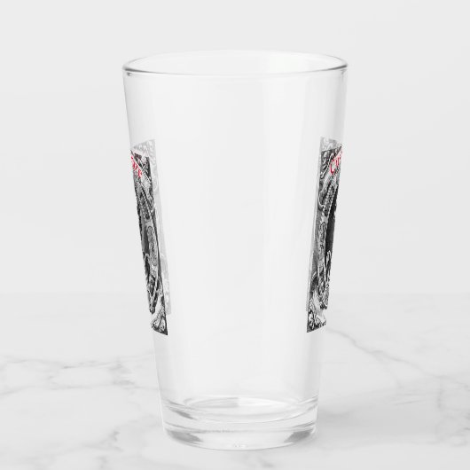 Spooky Human Skull Thunder_Cove Glas (Rechts)