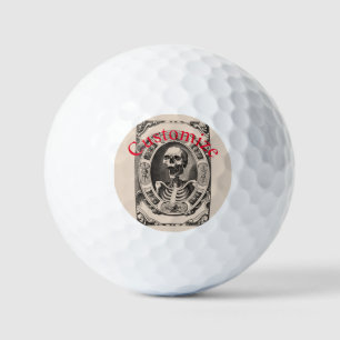 Spooky Human Skull Thunder_Cove Stone Onderzetter Golfballen