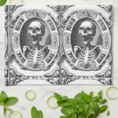 Spooky Human Skull Thunder_Cove Theedoek (Gevouwen)