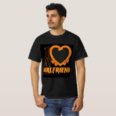 spooky Ik hou van mijn Vriendin T-shirt (Voorkant volledig)