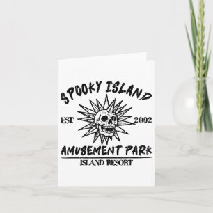 Spooky Island Amusement Park, Disco Skull, Hallowe Kaart