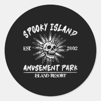  Spooky Island Est 2002 Amusement Park Isla Ronde Sticker