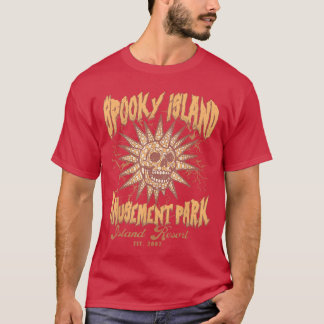 Spooky Island Est 2002 Amusement Park Island Hallo T-shirt
