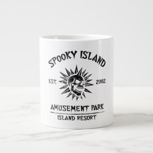 Spooky Island Est 2002 Pretpark Schedel Extra Grote Beker