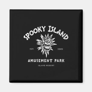 Spooky Island Est 2002 pretpark Skull Hallow Magneet