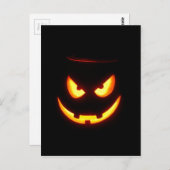 Spooky Jack O Lantern Briefkaart (Voorkant / Achterkant)