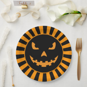 Spooky Jack-O'-Lantern Halloween Paper Bord