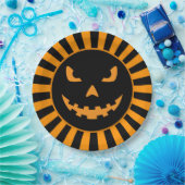 Spooky Jack-O'-Lantern Halloween Paper Bord (Feest)