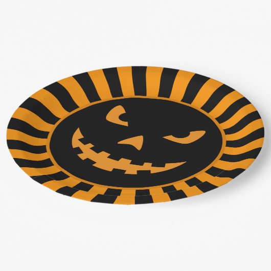 Spooky Jack-O'-Lantern Halloween Paper Bord (Gekanteld)