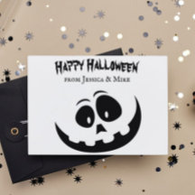 Spooky Jack O' Lantern Happy Halloween uit+ namen