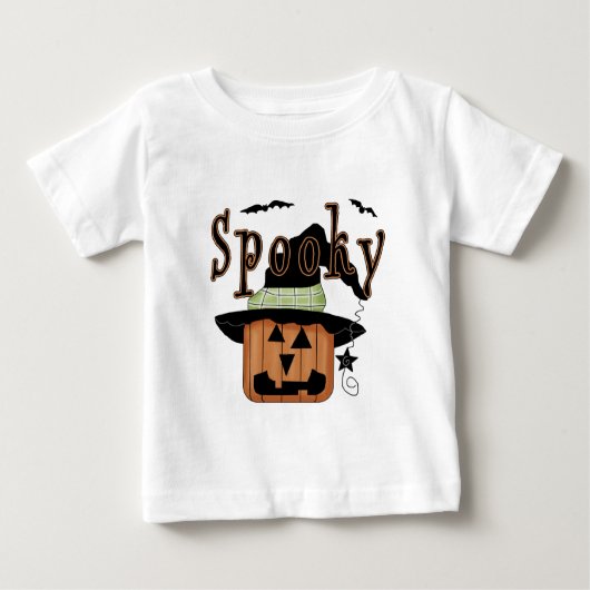 Spooky Jack-O-Lantern Shirt met lange mouwen (Voorkant)