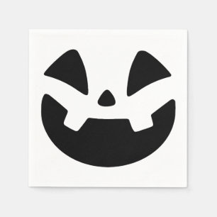 Spooky Jack-o'-Lantern Silhouette Halloween Mok Servet