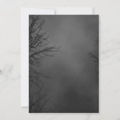 Spooky Jackolantern Persoonlijke Halloween Party Kaart (Achterkant)