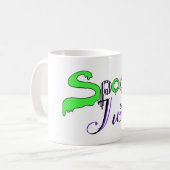 Spooky juice koffie koffiemok (Voorkant links)
