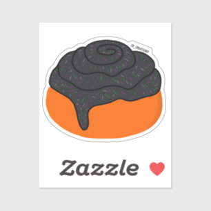 Spooky kaneel Roll Sticker