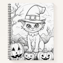 Spooky kat & pompoenen | Halloween