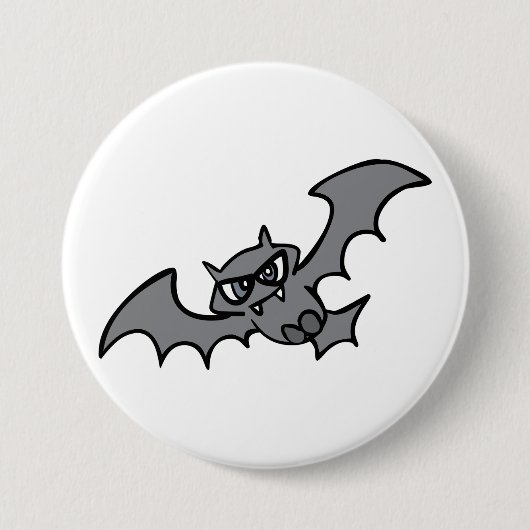 Spooky Kawaii Evil Vampire Bat Ronde Button 7,6 Cm (Voorkant)