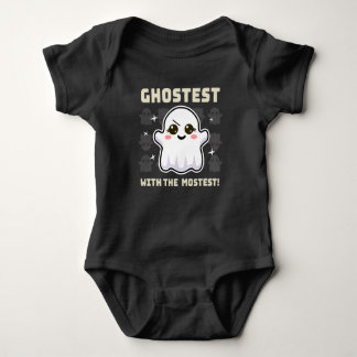 Spooky Kawaii Ghost Halloween Baby. kostuum Romper