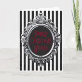 Spooky kerstwensen kerst Kaart (Voorkant)