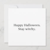 Spooky kleine Ms. Witch Kaart (Achterkant)